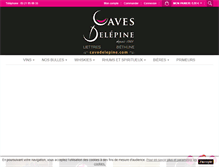 Tablet Screenshot of cavedelepine.com